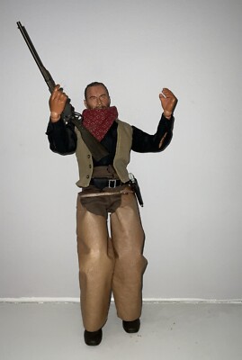Vintage Cowboy Wrangler 1/6 Scale Action Figure Gun Rifle Bandana | eBay