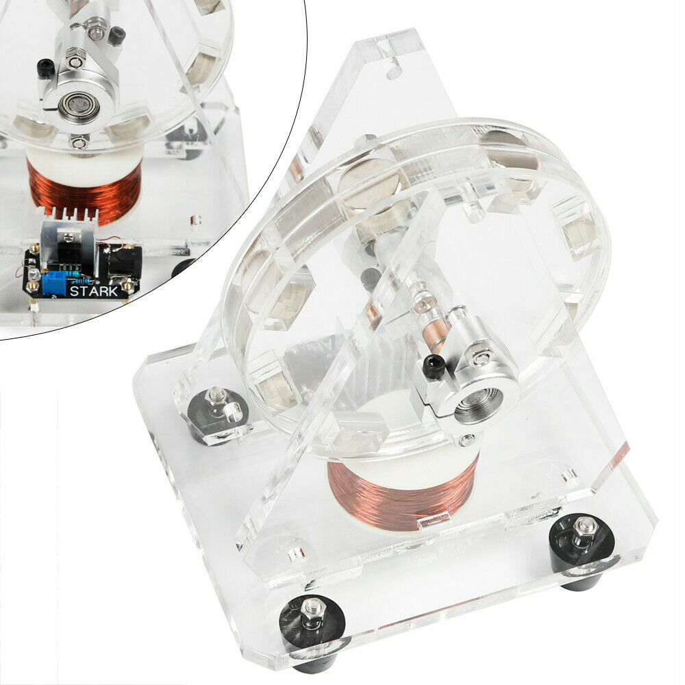 12V DIY Brushless Motor Kit with Acrylic Disc for Perpetual Motion Science Model
