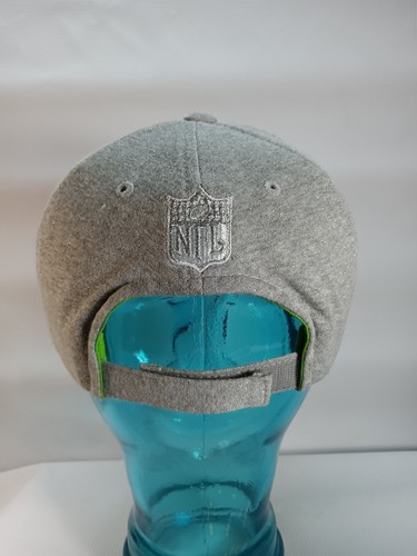 NY Jets Woman's Short Brim Grey W/Glitter Baseball Hat/Cap Hook And Loop Closure - Picture 5 of 10