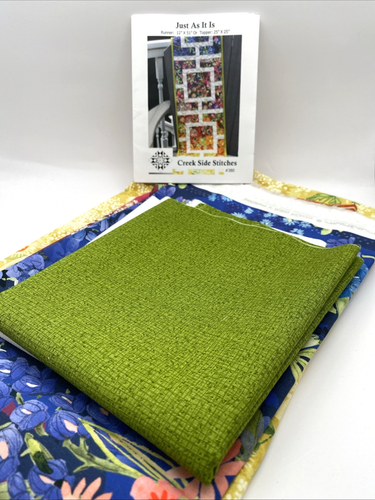 Creek Side Stitches Just As I Am Table Runner Quilting Kit NEW
