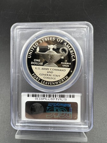 2013 P 5 Star Generals 90% Silver Commemorative Dollar PCGS PR69 DCAM Proof - Picture 5 of 5