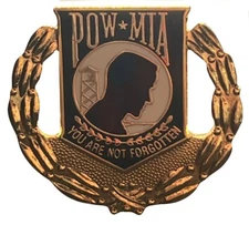 3 Pack Pow Mia You Are Not Forgotten Wreath Motorcycle Hat Cap Lapel Pin MS-791
