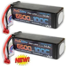 Powerhobby 4s 6500mah 100c Lipo Battery (2) : Arrma Typhon