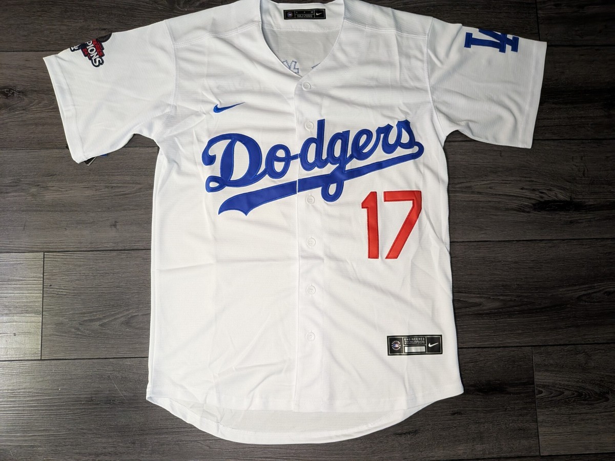 週末セ−ル Dodgers OHTANI 17 ユニフォーム 　Sサイズ Los Angeles Dodgers - Shohei Ohtani #17 Blue 2024 World