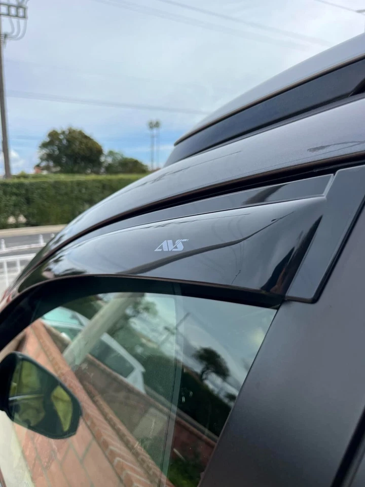 Protectores de lluvia contra humo AVS viseras de ventilación 3M cinta adhesiva para Toyota RAV4 2013-2018 SUV Foto 3 de 4