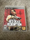 Red Dead Redemption (Sony PlayStation 3, 2010) With Manual & Untested