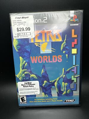 Tetris Worlds - Sony PlayStation 2 PS2 - Brand New Factory Sealed