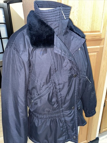 fur collar ski jacket