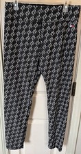 NWT Tommy Hilfiger Sport Womens XL Black  White Athletic Pants
