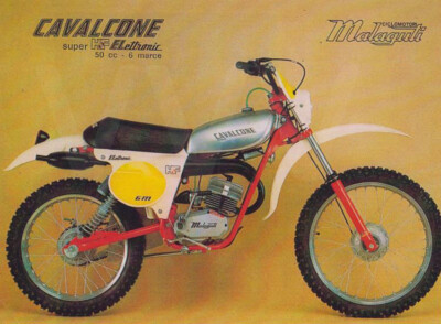 depliant,brochure MOTO MALAGUTI 50 CAVALCONE SUPER HF-MOTOITALIANE  MOTOSPORT