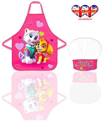 Kinderschürzen Set, Paw Patrol Chef Koch Backschürze Set, Offiziell Lizenziert   - Bild 1 von 4