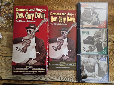 Demons & Angels by Rev. Gary Davis CD Box Set Shandie Records Blues *READ*