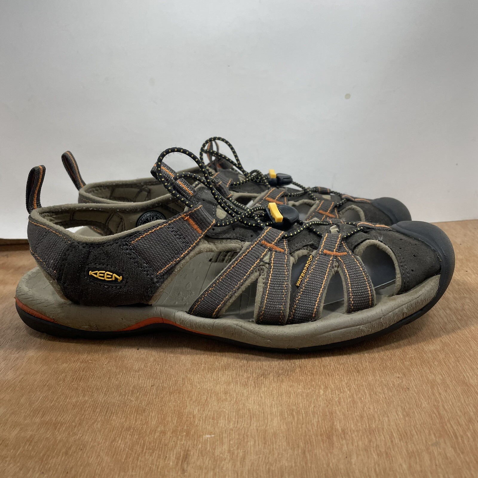 Sandali Keen Kanyon uomo taglia 11 5 marrone arancione 1002133 scarpe acqua fiume