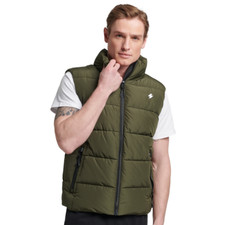 SUPERDRY 3XL DARK MOSS SPORTS PUFFER GILET