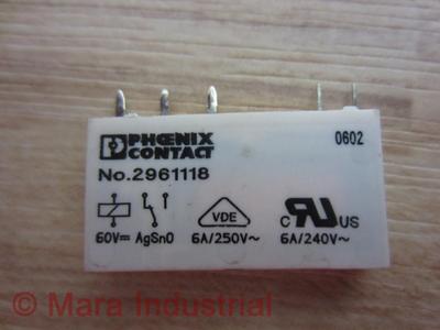 Phoenix Contact 2961118 Miniature Pluggable Relay