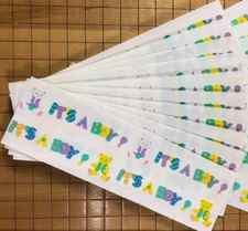 10 Mrs Grossmans Its A Boy Stickers Baby Shower Announcement Phrases Captions