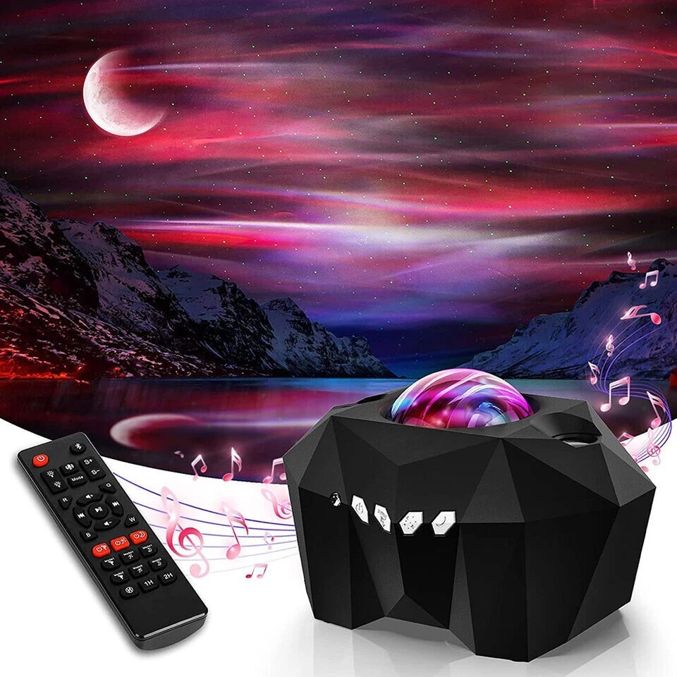 Aurora Star Galaxy Projector night light with Moon,Bluetooth Speaker,best gift - Image 2 of 4
