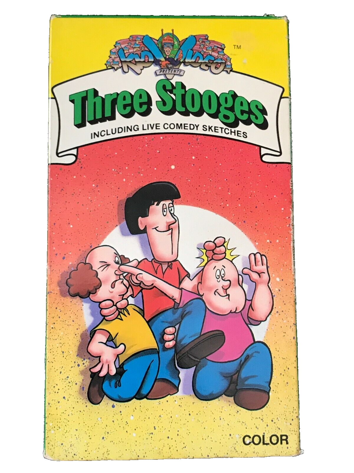 The Three Stooges In Crime Time Very Rare VHS Cartoon Animated 80s