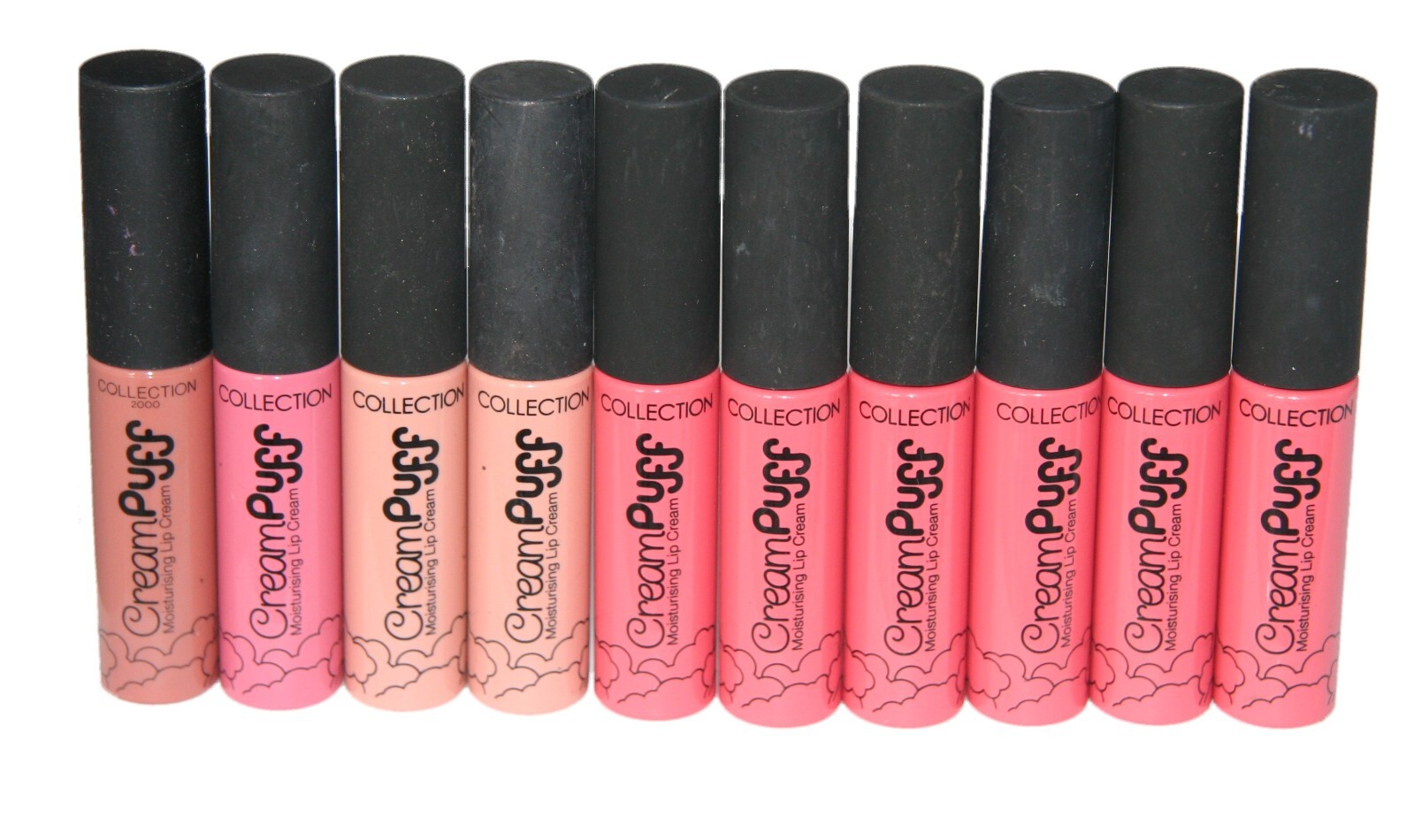 10pcs Collection Cream Puff Lip Cream | Assorted | 4 Shades |