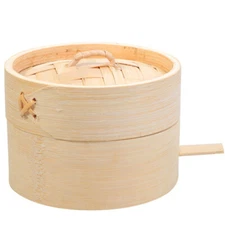Dumpling Steamer Basket Vegetables Steamer Chinese Steamer Wooden Steamer
