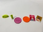 Vintage 1960's Barbie Go-Together Furniture Lot Cup Plate Phone Magazines Green