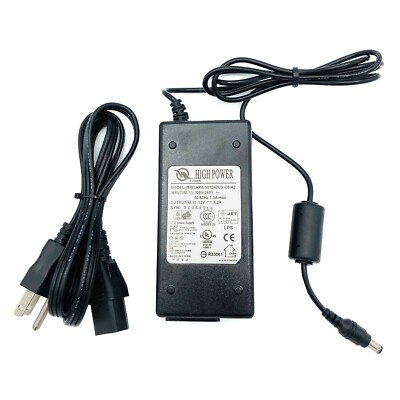 Genuine High Power HPA-501242U3 Power Supply Adapter 12V 4.2A w/PC