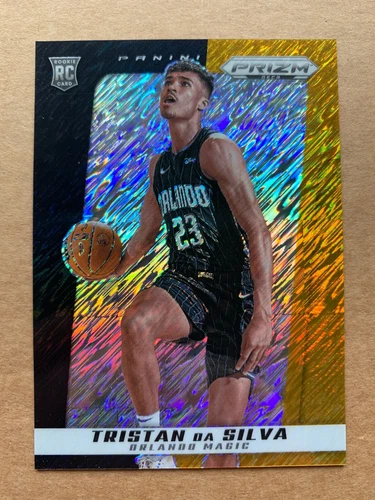 Tristan Da Silva 2024-25 Panini Prizm Deca #35 Rookie Black Gold Shimmer FOTL /8