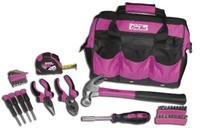 The Original Pink Box Pb30tbk 12-inch Tool Bag And 30-piece Tool Set, Pink , on sale The Original Pink Box Pb30tbk 12-inch Tool Bag And 30-piece Tool Set, Pink , on sale