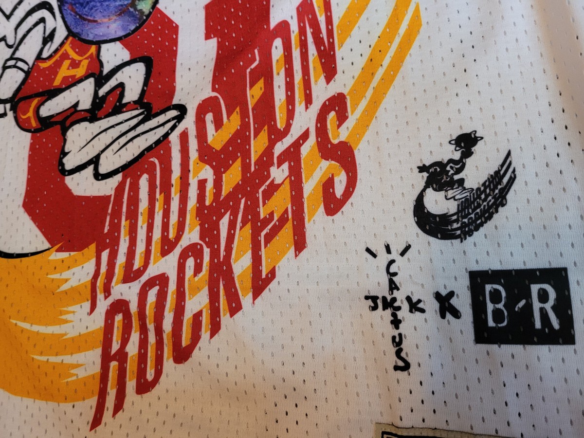 Travis Scott Mitchell & Ness Authentic Houston Rockets Jersey 36 S 