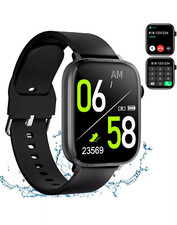 Fitness Tracker with Heart Rate Monitor, Smart Watch Answer/Make Call SEALED