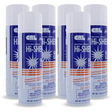 Somaca Hi Sheen Glass Cleaner, Windows, Mirrors, Chrome Stainless Steel, 6 Cans
