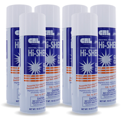 #ad #ad Somaca Hi Sheen Glass Cleaner Windows Mirrors Chrome Stainless Steel 6 Cans $34.99