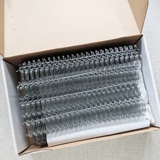 50 pc Zutter Double Owires 12" Book Binding Wires Silver 1" Bind It All Craft
