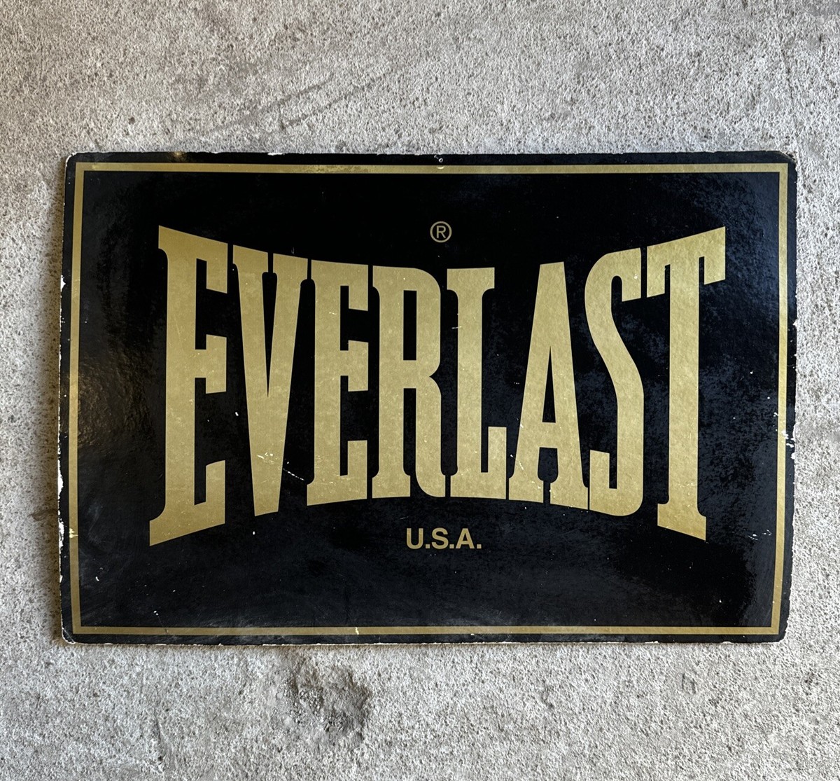 EVERLAST Clothing Brand Vintage High Quality 1990's Sign UK