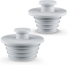 Bathtub Stopper 2pcs Sink Stopper Tub Plug Bathroom Shower Drain Plug Silicone B