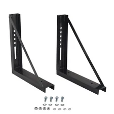 Pair 18"x18" Welded Structural Steel Mounting Brackets Kit For Truck Tool box