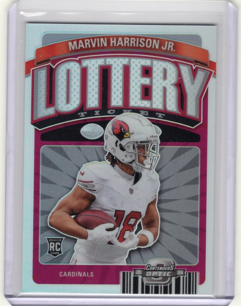 2024 Panini Contenders Optic Lottery Ticket Marvin Harrison Jr
