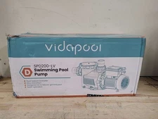 2 HP Vidapool Swimming Pool Pump SPD200-LV Dual Speed New in Original Box