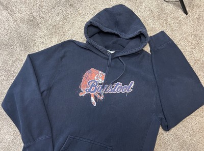 Barstool Sports Sweatshirt Men's XL Blue Hoodie Tigers Big Cat Hoodie Thick