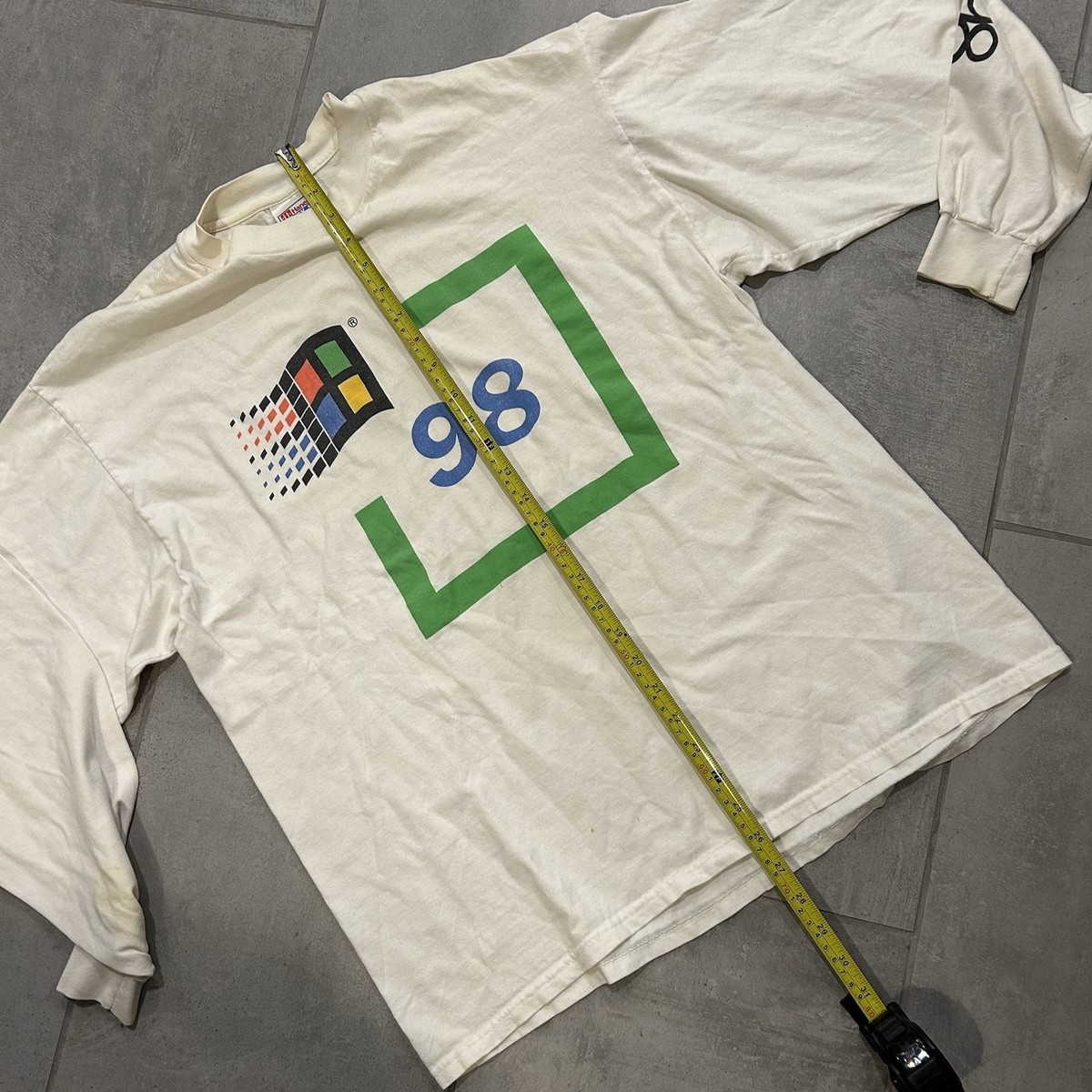 Windows 98 Shirt 90s Microsoft Promo Tee Rare Vintage PC Software 