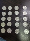 Tubed Roll of 20 GEM BU 1963 Franklin Silver Half Dollars $10 Face Value FV 50c