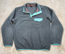 Patagonia Women's Lightweight Synchilla Snap-T Pullover Gray Size L STY25455