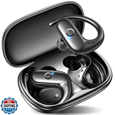 kurdene Wireless Earbuds Bluetooth Headphones Sport,Over Ear Buds with Deep B