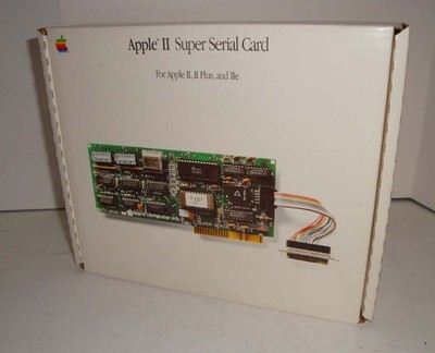 WAREHOUSE FIND NOS APPLE II IIe II+  A2B0044 SUPER SERIAL CARD FACTORY SEALED
