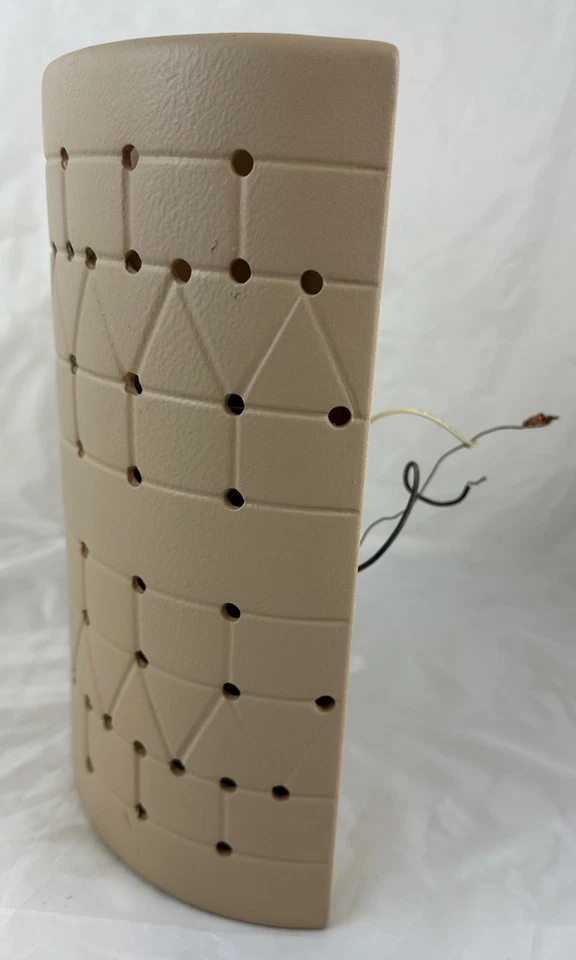 Aplique de pared Southwestern Terrecotta beige cilindro porche/luz de entrenador ~13"X9.5" Foto 2 de 4