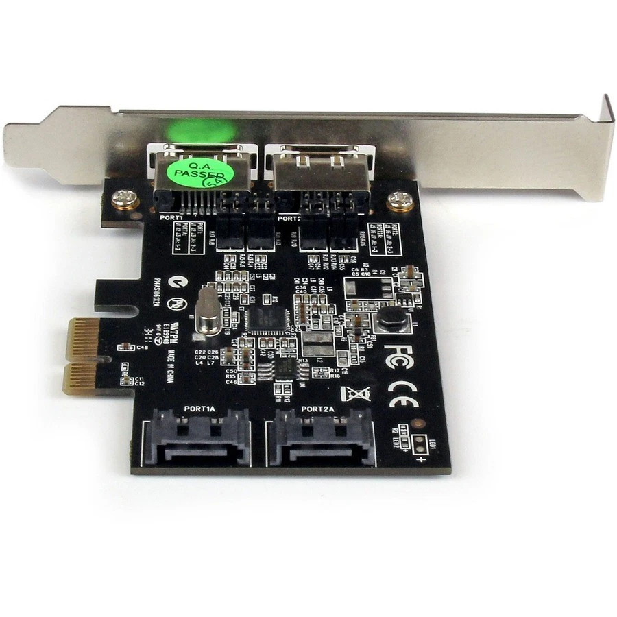 StarTech 2 Port PCI Express SATA 6 Gbps eSATA Controller Card - Dual Port PCIe - Image 4 of 4