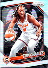 2025 Panini Prizm WNBA #3 Tina Charles Silver Prizms