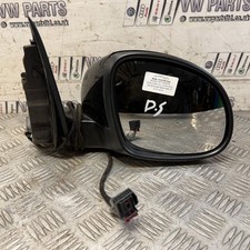 SKODA YETI MK1 FL MONTE CARLO DRIVER SIDE ELECTRIC WING MIRROR BLACK 2013-2017