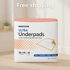 100 McKesson Ultra Heavy Absorbency Adult Bed Pad Disposable Underpads 30x36"