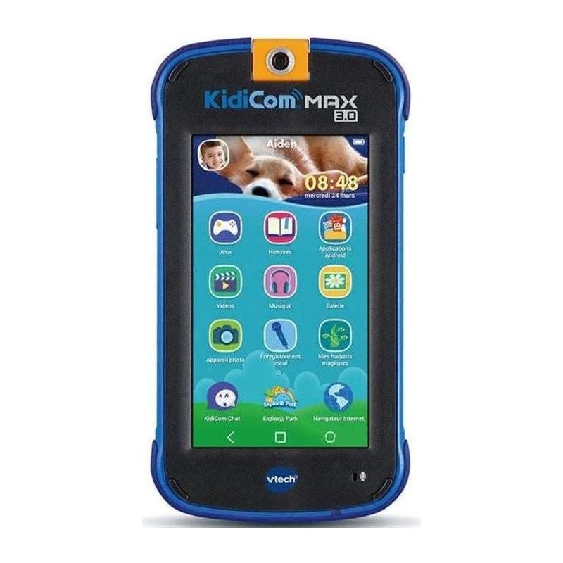 Vtech KidiCom Max 3.0 Bleu, portable éducatif et sécurisé pour enfant